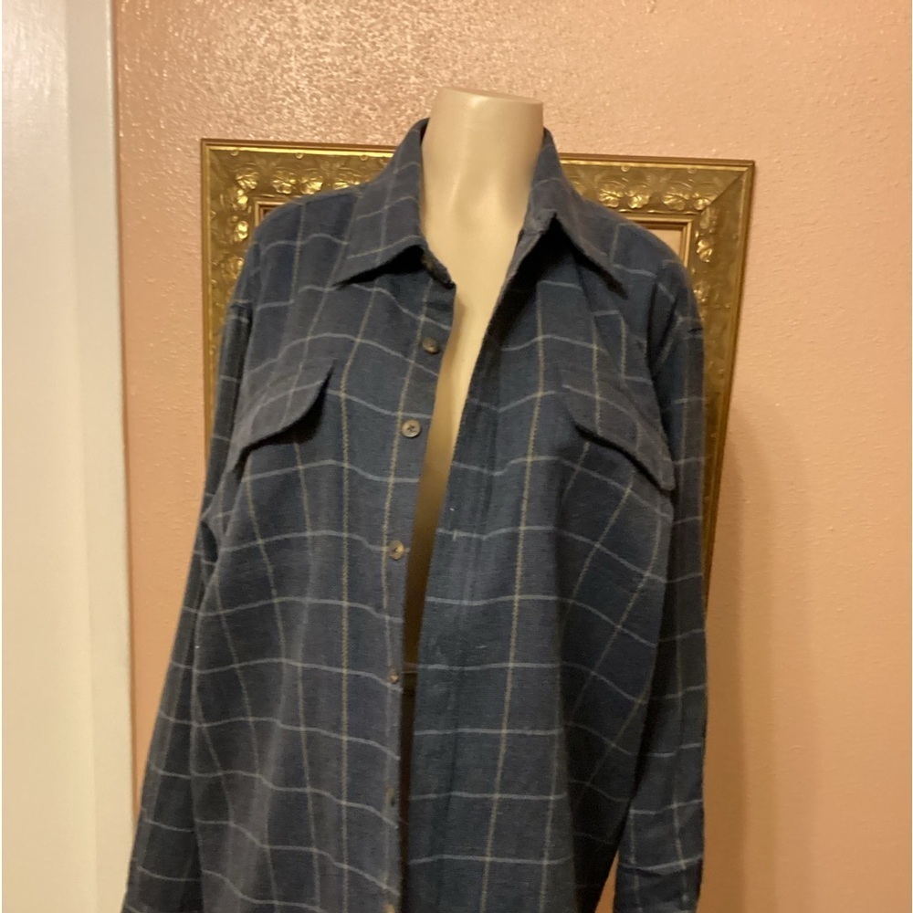 Weathercast By Weatherproof Flannel Long Sleeve Men’s Shirt Size Medium